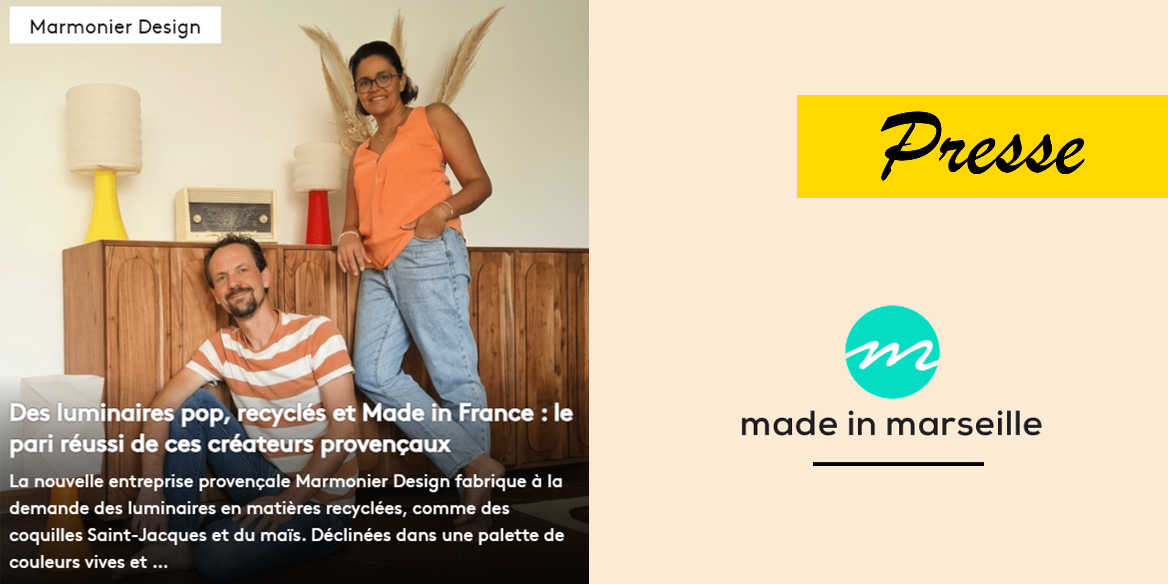 Made in Marseille met en lumière nos luminaires design fabriqués en Provence