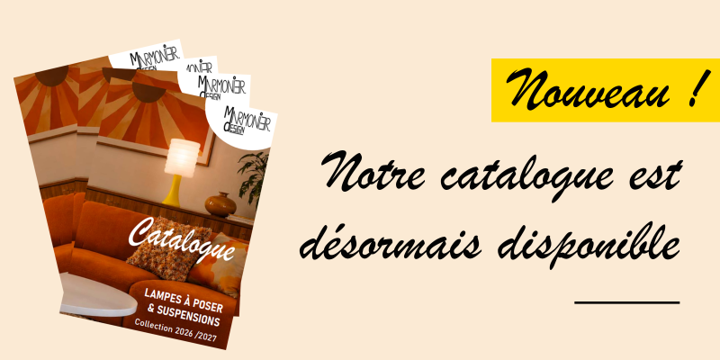 Notre catalogue de luminaires design est disponible
